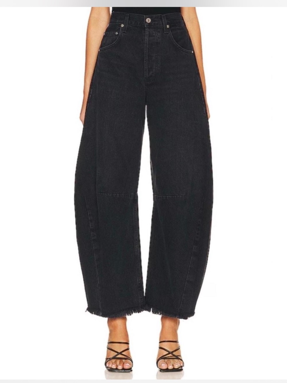 CITIZENS OF HUMANITY horseshoe jeans Barrel in sonnet washed black Size 29